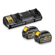 DEWALT DCB132T2-QW - Batterie et chargeur - Lithium-Ion (Li-Ion) - 4 Ah - 18 V - DeWalt - Noir - Jaune