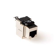 Prise Keystone ACT CAT6 entièrement blindée, RJ45, IDC, acier