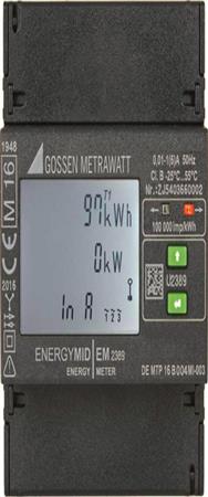 Compteur d'énergie GMC Instruments Gossen U2389-V016 EM2389MID 4-L 1 6 A LON standard