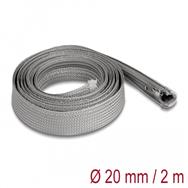 Gaine tressée Delock - diamètre 20 mm avec fermeture éclair