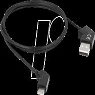 Câble USB Delock - USB (M) coudé vers USB-C (M) coudé 24 broches