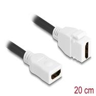 Module Keystone Delock HDMI femelle vers 8K 20 cm blanc - Câble - Numérique/Affichage/Vidéo