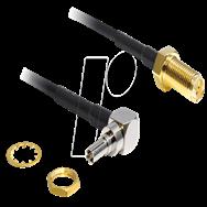Adaptateur d'antenne Delock - RP-SMA (F) vers CRC9 (M)