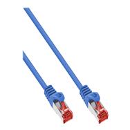 Câble patch InLine S/FTP PiMF Cat.6 250 MHz, PVC, cuivre, bleu, 3 m, 30 pièces, en vrac