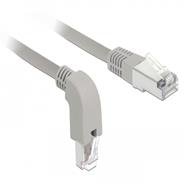 Câble patch Delock - RJ-45 (M) coudé vers le bas vers RJ-45 (M) droit