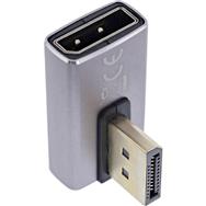 Adaptateur InLine DisplayPort 1.4 - mâle / femelle - 90° vertical gauche - 8K UHD