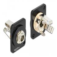Module Delock type D jack stéréo 3 broches 6,35 mm vers connecteur à souder