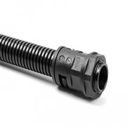 Tube ondulé Delock - 10 mm, avec kit de raccords de conduit PG7