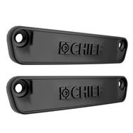 Chief Fusion Horizontal Row End Cap - Black - 2 pc(s)