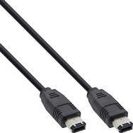 Câble FireWire 400 IEEE1394 en ligne 6 broches mâle/mâle 1,8 m
