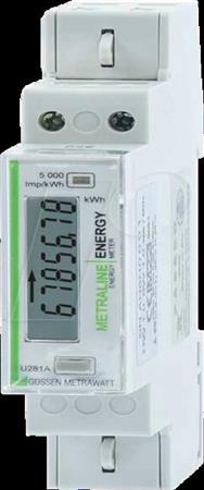 Compteur d'énergie GMC Instruments MID réseau 2 fils 5 40 A M-Bus