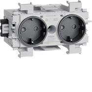 Hager GS20019011 Graphite 250 V, lot de 10