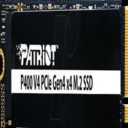 PATRIOT P400VP1TBM28H P400 V4 SSD - 1TB M.2 2280 PCIe Gen 4x4 - 6200/5200 MB/s - Black - Heatsink