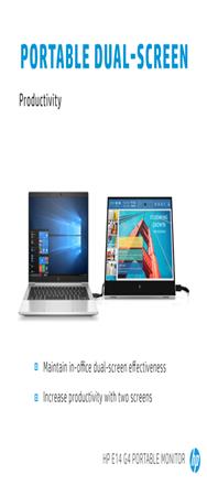 Écran LED portable HP E14 G4 14" Full HD