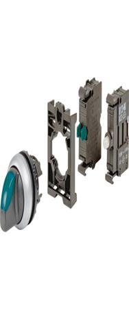 Sélecteur Eaton M22-WRLK-G-K10LED-BVP