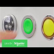 Schneider ZB4F, Bouton, LED universelle, IP66, IK06, Classe I, 60 g