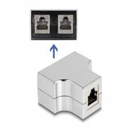Adaptateur réseau Delock - RJ-45 (F) vers RJ-45 (F)