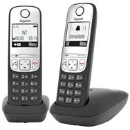 Gigaset A690 Duo DECT/Analogue Telephone Black