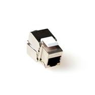 ACT CAT6 Keystone Jack full shielded punch down - RJ45 - IDC - Steel
