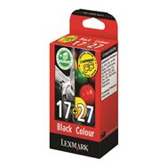Lexmark Nr.17 + Nr. 27 - Black - Cyan - Magenta - Yellow - Multi pack
