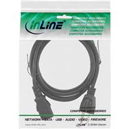 Câble d'alimentation en ligne mâle USA / IEC C13 mâle 3 broches - 18 AWG - 1,8 m
