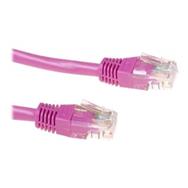 ACT Pink 10 meter U/UTP CAT6 patch cable with RJ45 connectors - 10 m - Cat6 - RJ-45 - RJ-45 - Pink