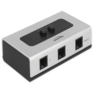 Delock Switch RJ11 - Commutateur - 2 x lignes téléphoniques