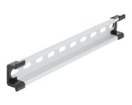 Delock 66182 - Rail DIN 35 x 15 mm (25 cm) en aluminium, trous oblongs