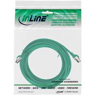 Câble patch InLine - S/FTP (PiMf) - Cat.8.1 - 2000 MHz - sans halogène - vert - 5 m