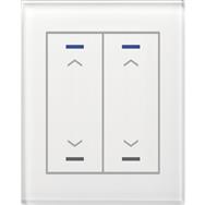 Bouton poussoir en verre MDT BE-GTL20W.A1 2 positions RVB-B