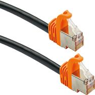 Schwaiger CKO7020 531, 2 m, Cat7, S/FTP (S-STP), RJ-45, RJ-45, noir, orange