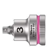Wera 05003030001, Douille, 3/8", métrique, 1 tête(s), 3 mm, acier au chrome-vanadium