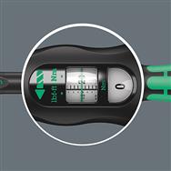 Wera 05075651001, Clé dynamométrique à cliquet, Ft-lb, Nm, mécanique, noire, verte, 283 mm