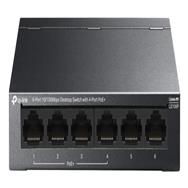 TP-LINK 6-PORT 10/100 MBPS DESKTOP SWITCH WITH 4-PORT POE+