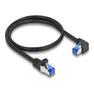 Câble réseau Delock - RJ-45 (M) droit vers RJ-45 (M) coudé