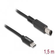 Câble d'alimentation Delock - USB-C 24 broches (M) vers prise CC 7,4 x 5 mm (M)