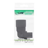 Adaptateur secteur InLine IEC C14/C7 coudé à gauche/droite