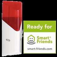 ABUS Security-Center ABUS FUSG35000A - Wireless siren - Indoor/Outdoor - Acrylonitrile butadiene styrene (ABS) - 868 MHz - 100 dB - IP44