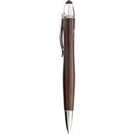 InLine woodpen - Stylet tactile + stylo à bille - noyer/métal