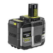 Ryobi ONE+ RB18120T High Energy Lithium+ Batteri - Rechargable Battery - 12,000 mAh