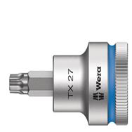 Wera 05003832001, Douille, 1/2", 1 tête(s), T27, Acier au chrome-vanadium, Chrome