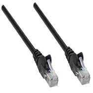 Câble réseau Intellinet - Cat6 - 0,25 m - Noir - CCA - U/UTP - PVC - RJ45 - Contacts plaqués or - Sans accroc - Gainé - Garantie à vie - 0,25 m - Cat6 - U/UTP (UTP) - RJ-45 - RJ-45 - Noir