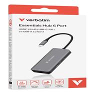 Verbatim USB-C RJ45 32157 - Hub - Amount of ports: