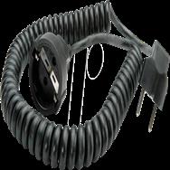 Câble spiralé Bachmann H05VV-F 3G1,5 mm noir