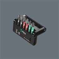Wera 05073890001, 6 pièces, Phillips, Pozidriv, PH 2, PH 3, PZ 2, PZ 3, 50 mm