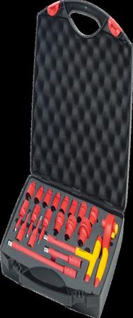 Wiha 7208NK2001 Jeu d'adaptateurs de douilles, 20 pièces 43024