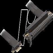 Carte Riser Delock PCI Express 3.0 x1 St> x16 Slot - Câble - 0,3 m