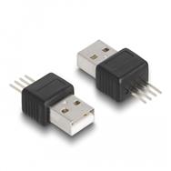 Adaptateur USB Delock - 4 broches (M) vers USB (M)
