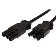 Bachmann Spiral Cable H05VV-F3G1.5mm² bk ISV Lock - Current/Power Supply
