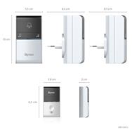 Byron DBY-23415 Wireless doorbell set B415 - Black - White - 80 dB - Home - Office - IP44 - 10 pc(s) - 2 pc(s)